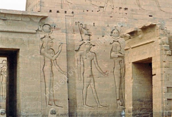 Detail, Philae Temple, Agilkia Island, Aswan